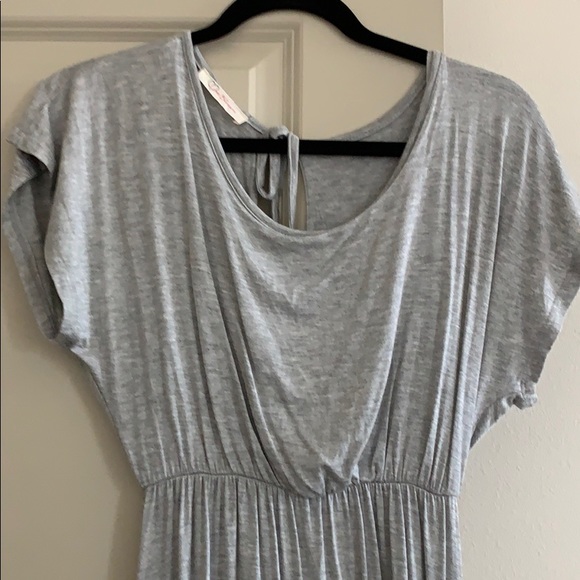 Women’s grey high low tie dress size S - Picture 2 of 7